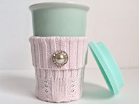 My Uncommon Slice of Suburbia Recycled Coffee Cup Cozy